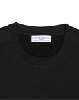 Sewn woven neck label and collar construction by TM Design Lab atelier