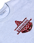 REPURPOSED KUFFIYA WATERMELON CREWNECK