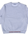 Culture is Resistance signature heavyweight crewneck sweatshirt with primary brand logo embroidery