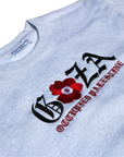 GAZA RED POPPY CREWNECK