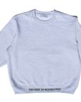 Culture is Resistance signature heavyweight crewneck sweatshirt front flat lay