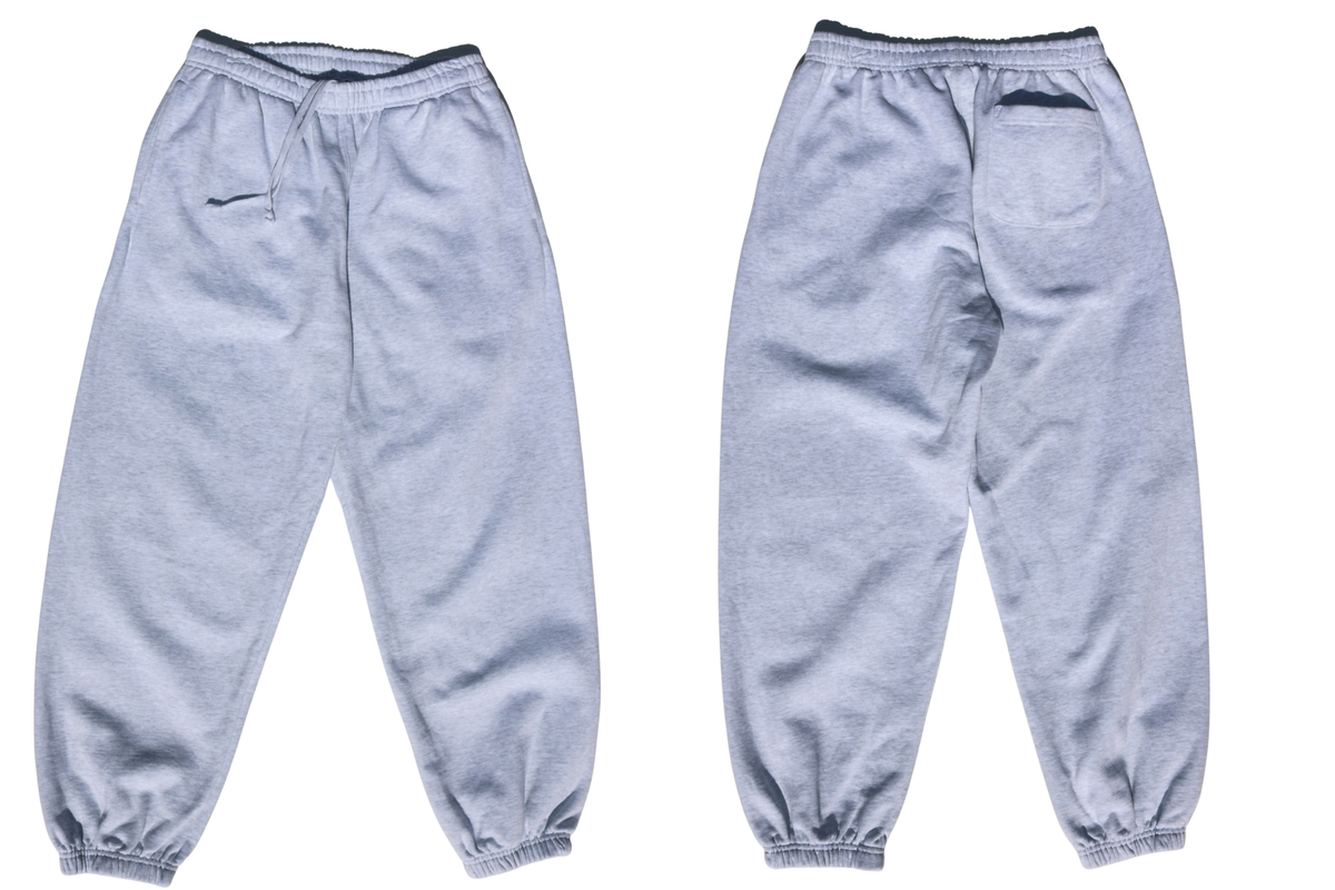 Culture is Resistance matching archival heavyweight gray sweatpants with custom  Culture is Resistance label and hidden pocket detail. 