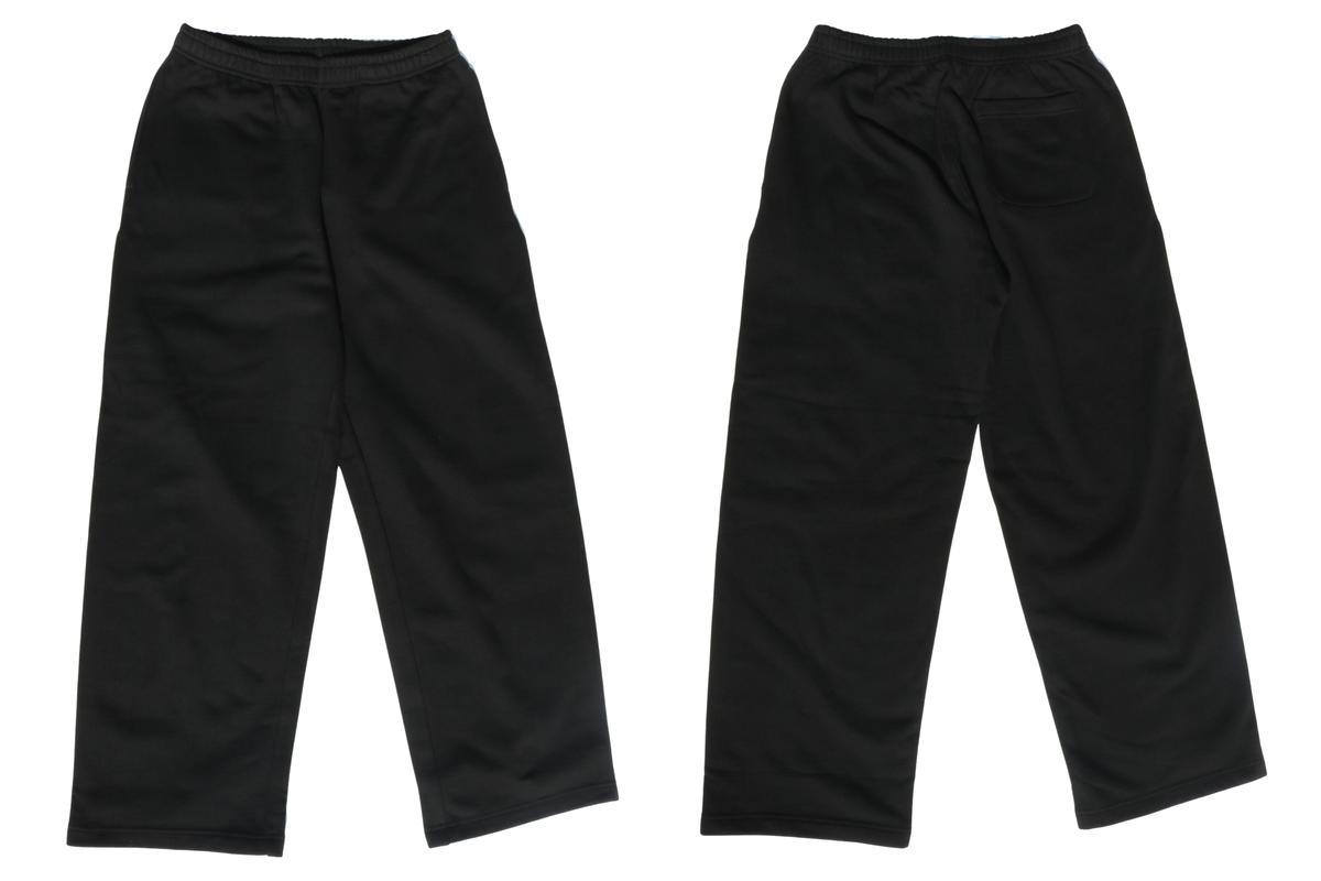 Culture is Resistance matching archival heavyweight black sweatpants with custom  Culture is Resistance label and hidden pocket detail. 